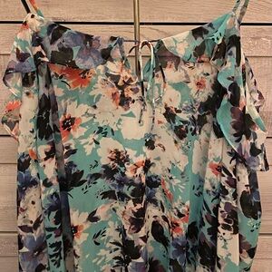 Arizona Jean Company Floral Print Blouse